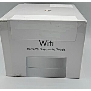 Google Wifi - AC1200 -Mesh WiFi System -Wifi Router -1500 Sq Ft Coverage - 1 PK